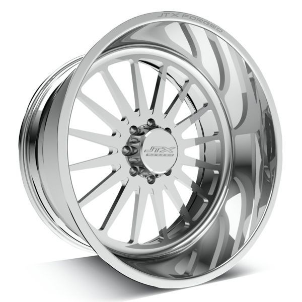 JTX Forged Concave Series Silencer Polished Wheels - Bold Look