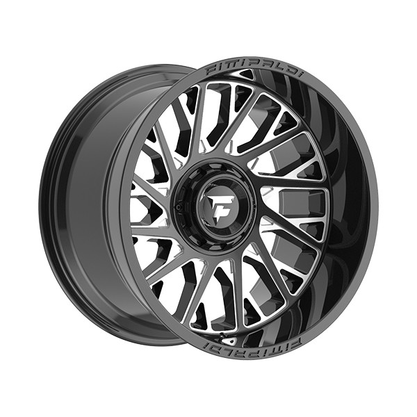 Fittipaldi Wheels FA08BM Gloss Black Milled 20x12 -44mm Offset 8x165.1 (8x6.5)