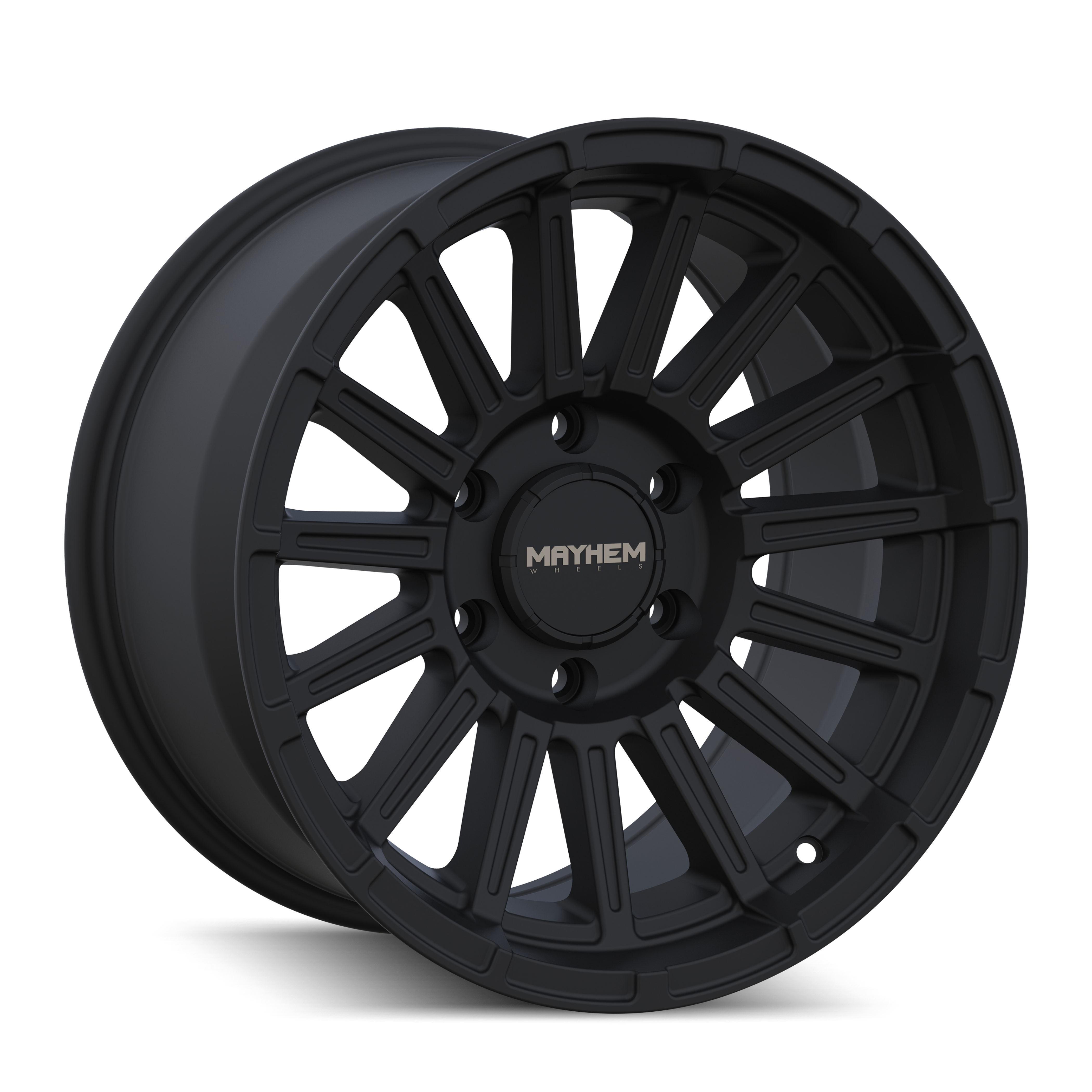 Mayhem Wheels Granite 8309 Satin Black 17x9 0mm Offset 6x139.7 (6x5.5)