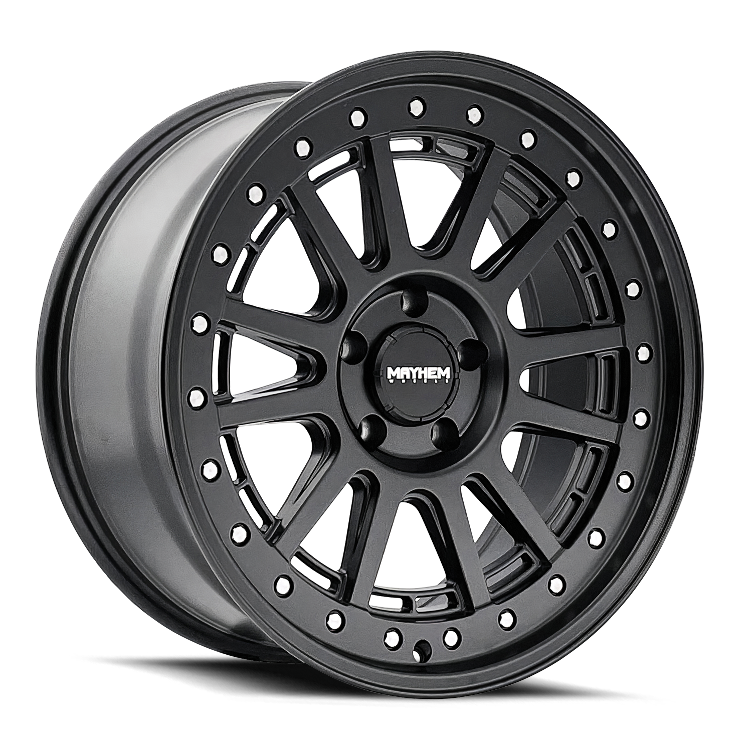 Mayhem Wheels Compass 8305 Matte Black 17x9 -6mm Offset 5x127 (5x5)