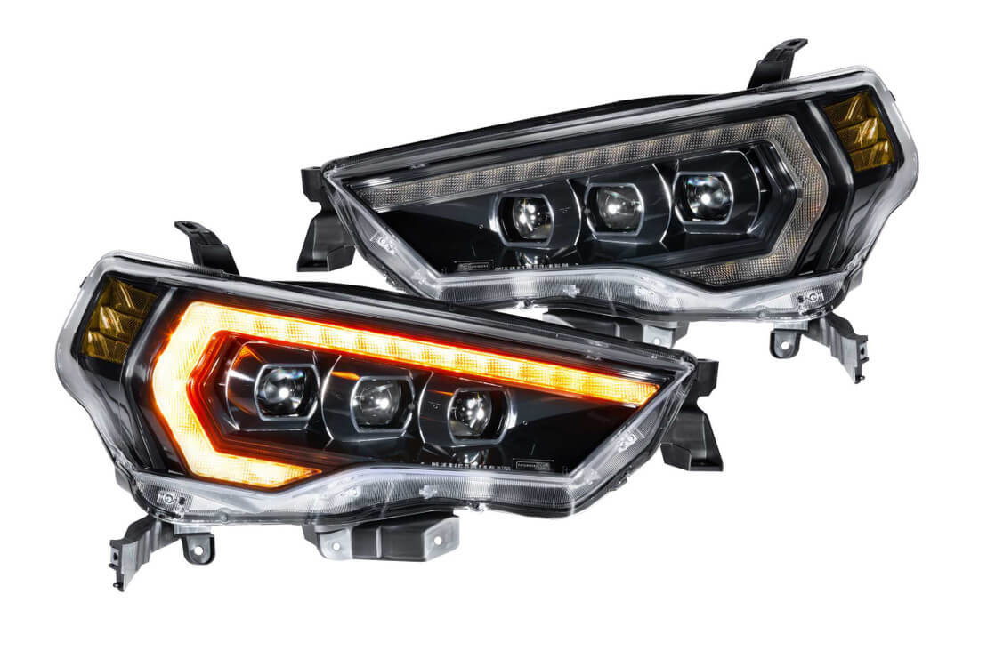 Morimoto | XB LED Headlights Toyota | 4Runner 14-22 Pair ASM Amber DRL Gen 2