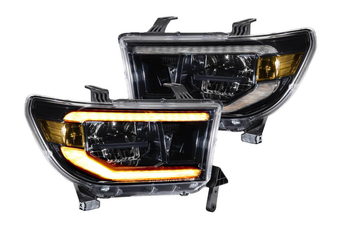 Morimoto | XB LED Headlights Toyota | Tundra 07-13 Pair ASM Amber DRL