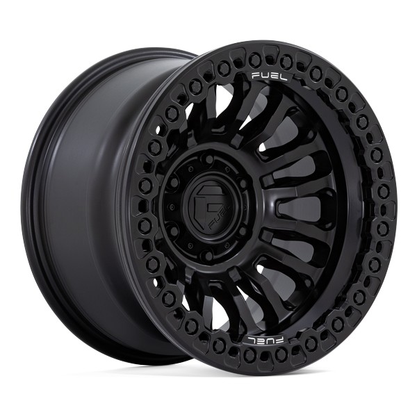 Fuel Offroad True Beadlock Wheels Rincon FC125 Blackout 20x10 -48mm Offset 8x165.1 (8x6.5)