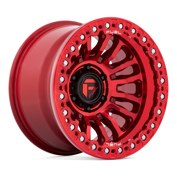 Fuel Offroad True Beadlock Wheels Rincon FC125 Candy Red 20x10 -48mm Offset 5x127 (5x5)