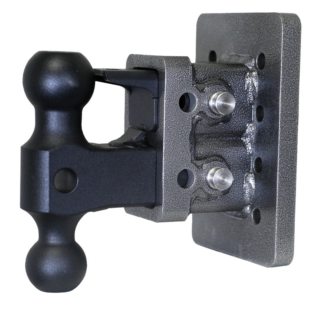 Gen-Y | Mega Duty 2in Bolt-On | 2.5in Drop 2K TW 16K Hitch with GH-051 Dual-Ball-GH-032 Pintle Lock