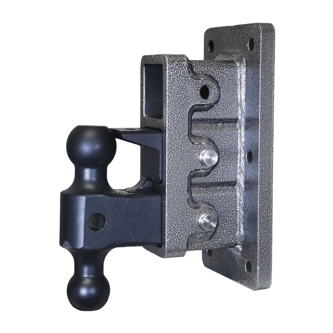 Gen-Y | Mega Duty 2.5in Bolt-On | 6in Drop 3K TW 21K Hitch with GH-061 Dual-Ball-GH-062 Pintle Lock