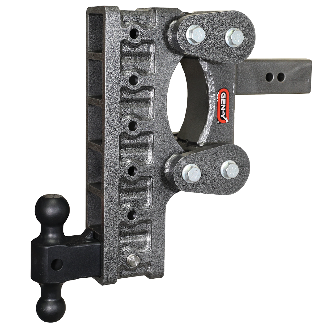 Gen-Y | The Boss Torsion-Flex 2.5in | Shank 12in Drop 2400lb TW 21K Hitch with GH-061 Dual-Ball