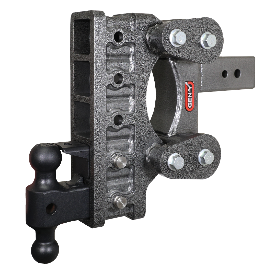 Gen-Y | The Boss Torsion-Flex 3in | Shank 9in Drop 32K Hitch with GH-0161 Dual-Ball-GH-0162 Pintle Lock