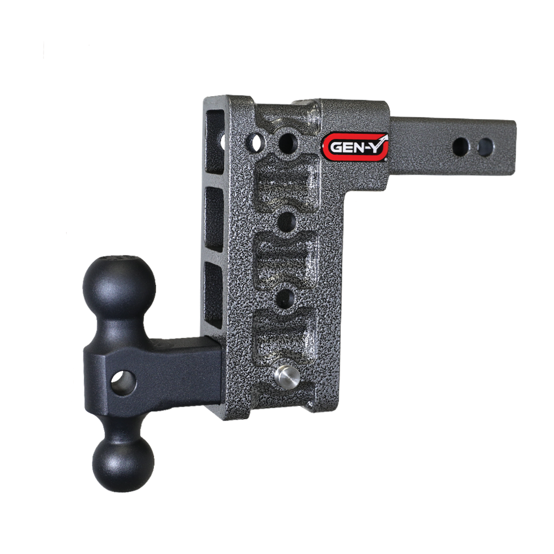 Gen-Y | Mega Duty 2in Shank | 7.5in Drop 1500lb TW 10K Hitch with GH-031 Dual-Ball
