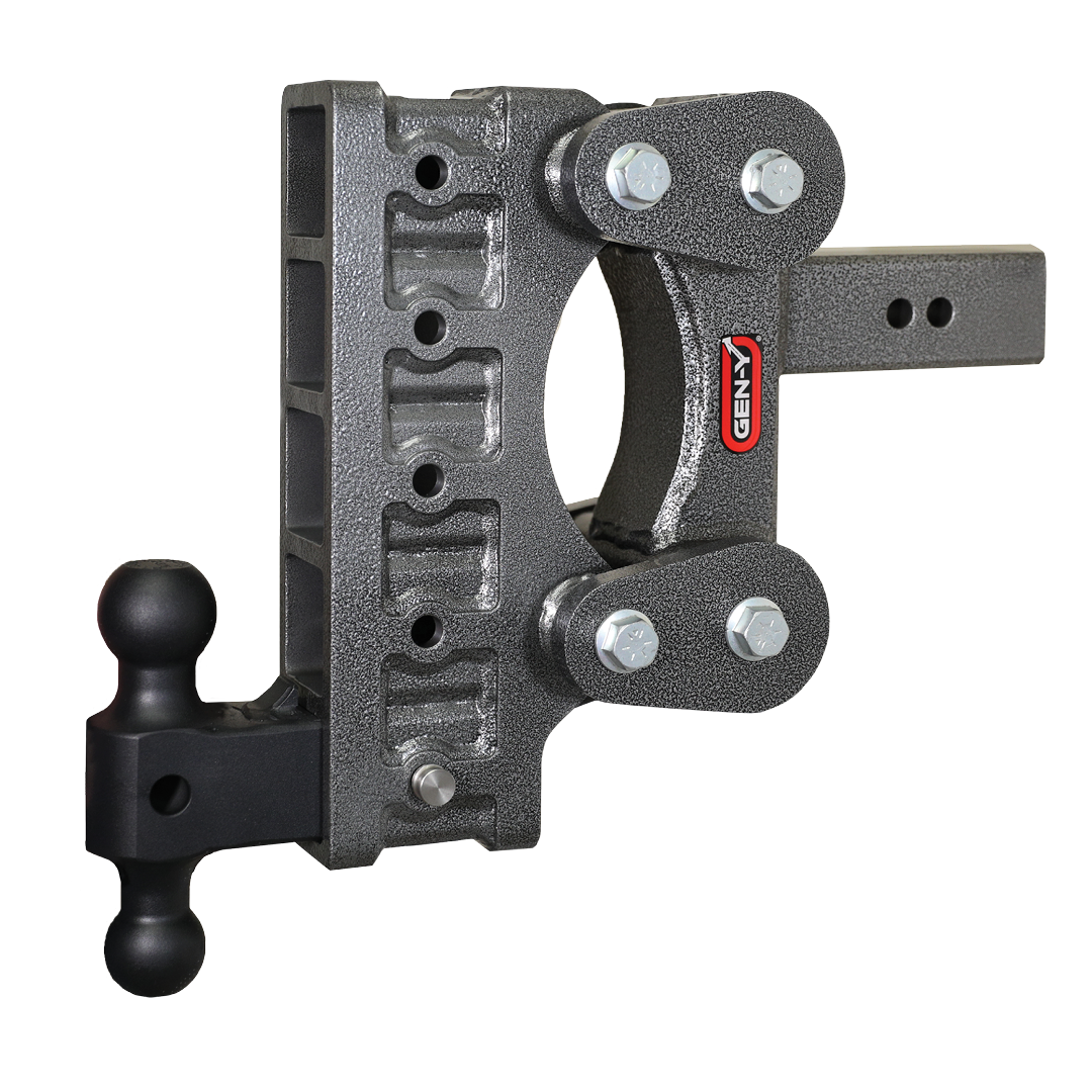 Gen-Y | The Boss Torsion-Flex 2.5in | Shank 9in Drop 2400lb TW 21K Hitch with GH-061 Dual-Ball