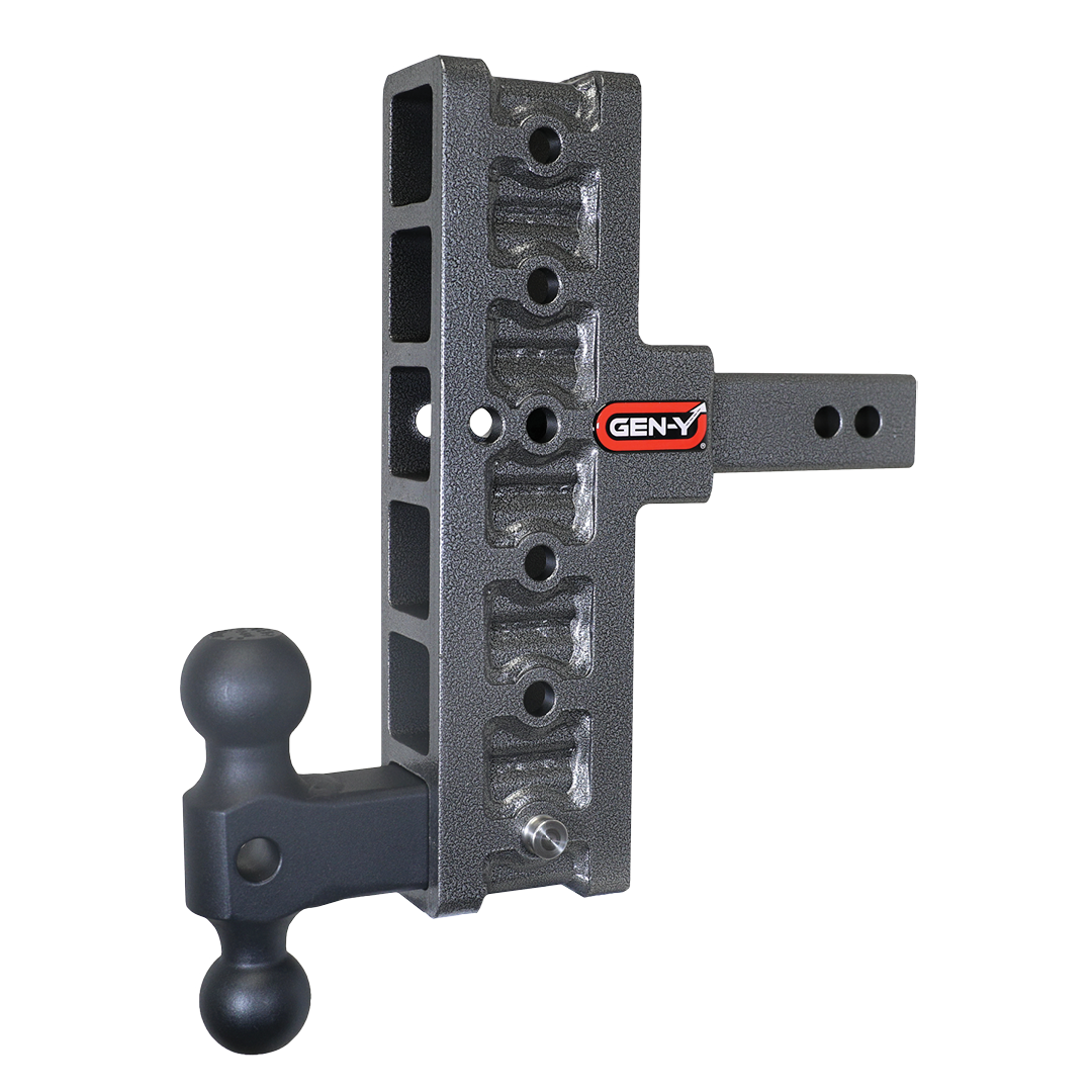 Gen-Y | Mega Duty 2in Shank | 7.5in Offset Drop 1500lb TW 10K Hitch with GH-031 Dual-Ball
