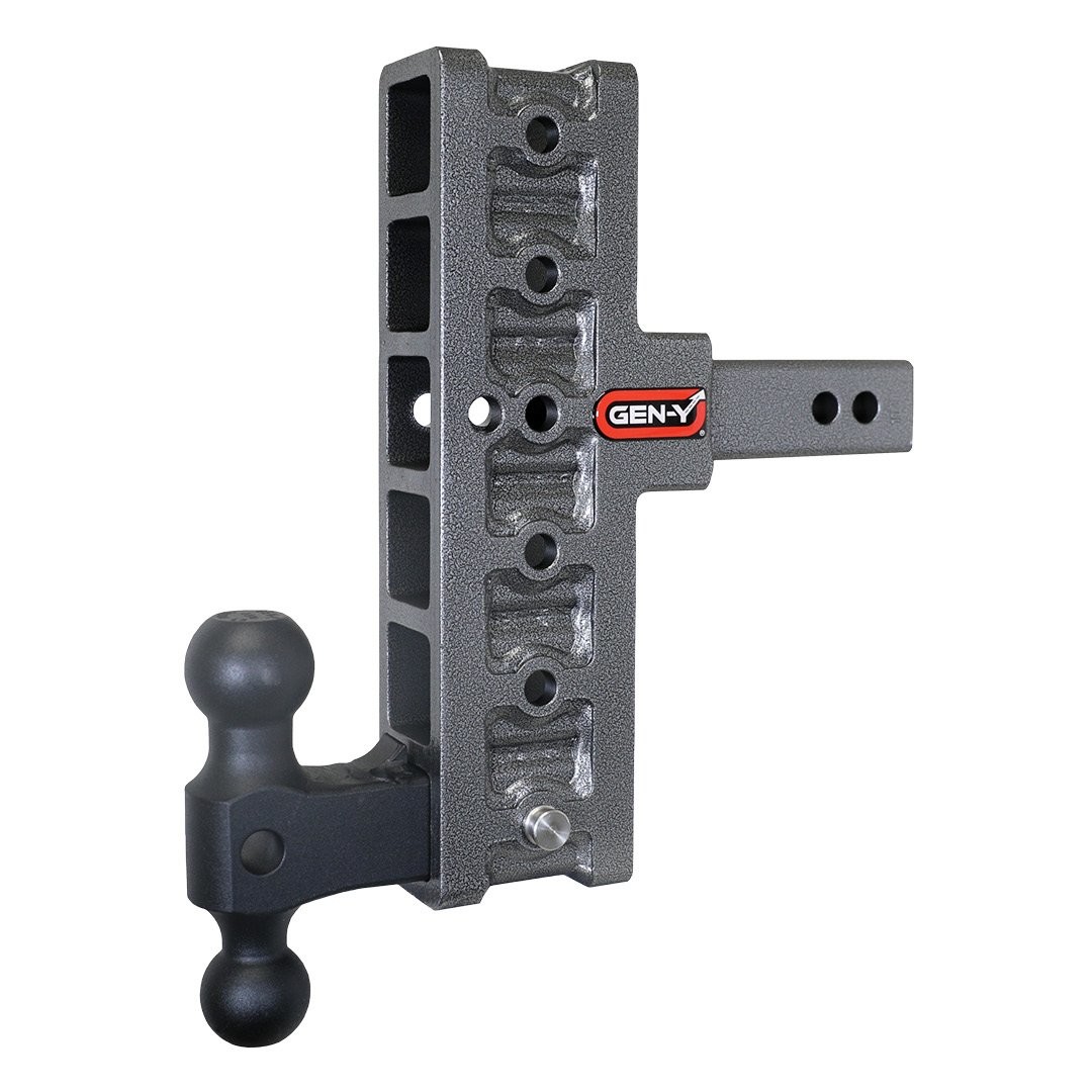 Gen-Y | Mega Duty 2in Shank | 7.5in Offset Drop 2K TW 16K Hitch with GH-051 Dual-Ball
