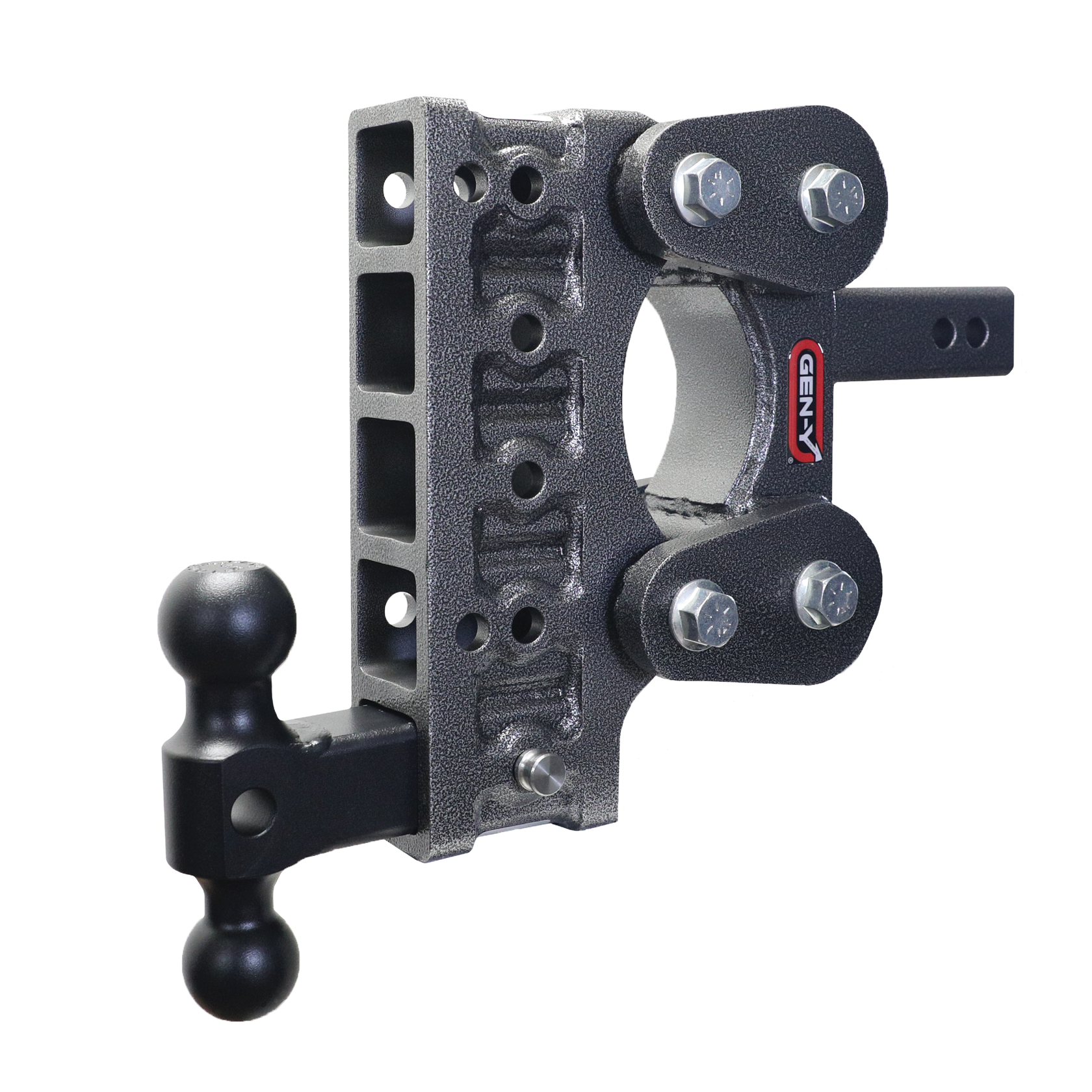 Gen-Y | The Boss Torsion-Flex 2in | Shank 7.5in Drop 1100lb TW 10K Hitch with GH-031 Dual-Ball