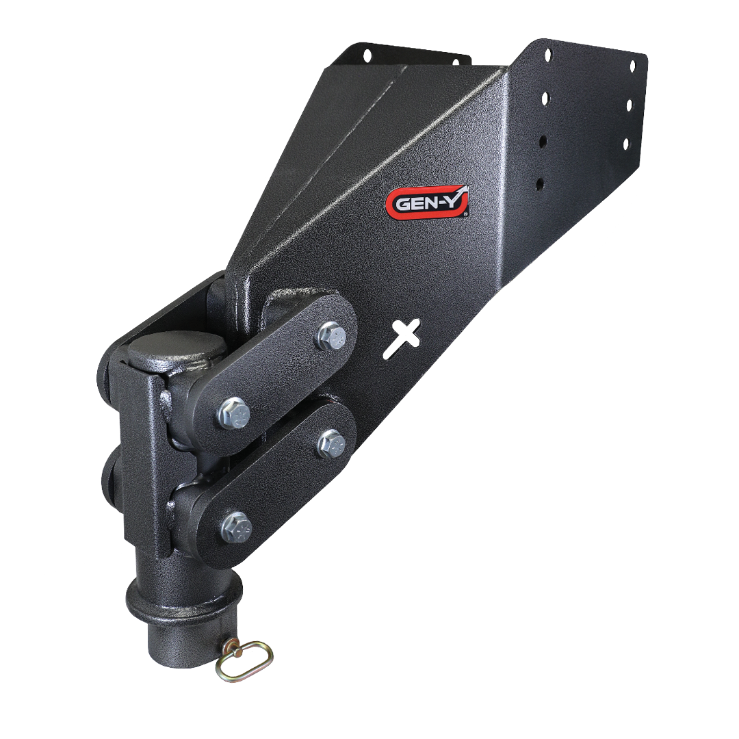 Gen-Y | Executive Torsion-Flex Manual Rhino | 5th Wheel Pin Box Rep with Gooseneck 2-5-16in Coupler