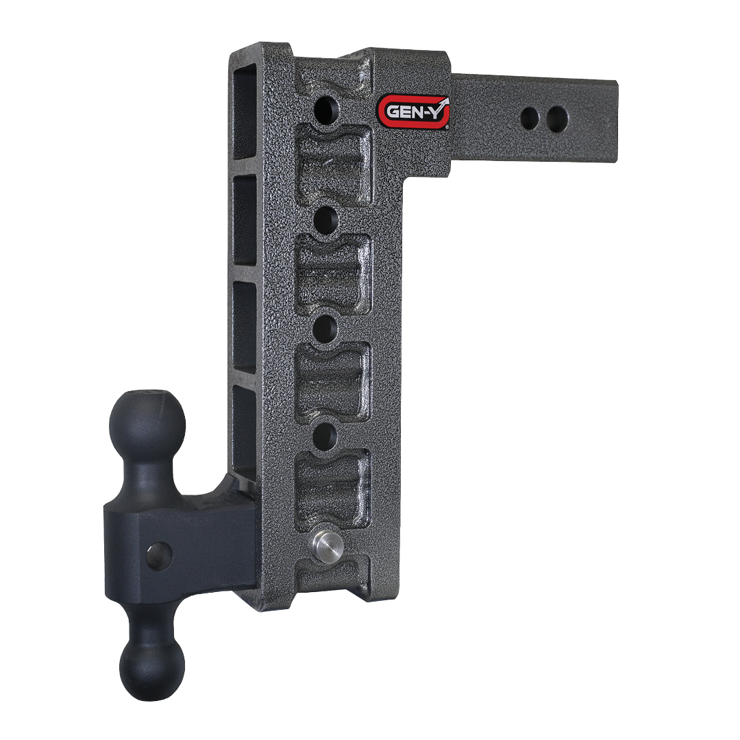 Gen-Y | Mega Duty 2.5in Shank | 12in Drop 3500lb TW 32K Hitch with GH-0161 Dual-Ball