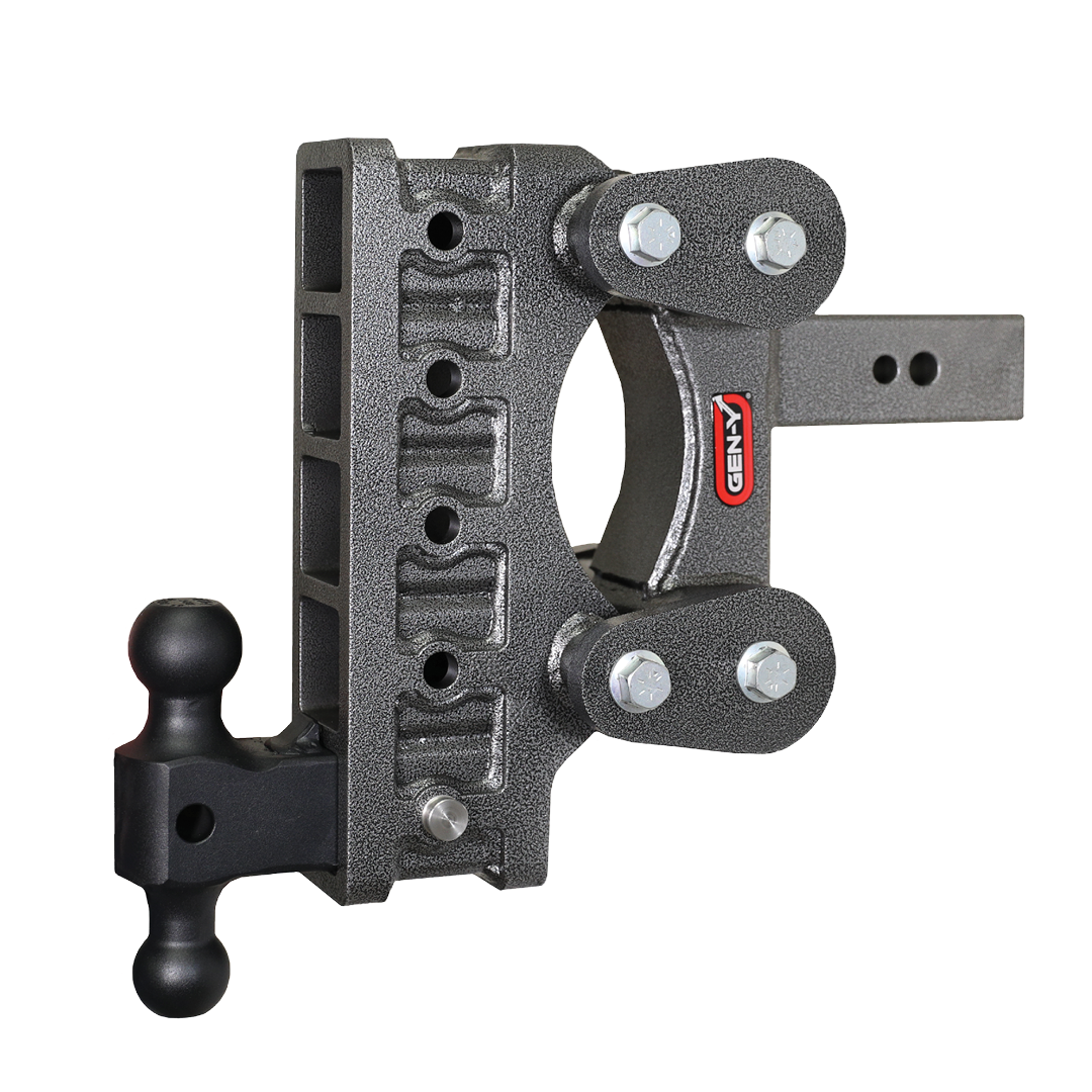 Gen-Y | The Boss Torsion-Flex 2.5in | Shank 9in Drop 3500lb TW 32K Hitch with GH-0161 Dual-Ball