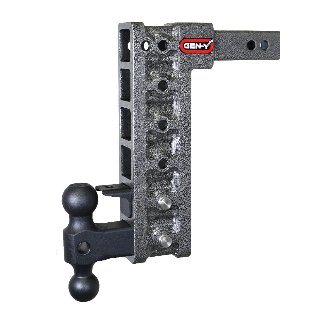 Gen-Y | Mega Duty 2in Shank | 12.5in Drop 10K Hitch with GH-031 Dual-Ball-GH-032 Pintle Lock
