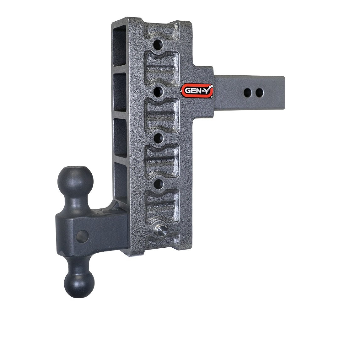 Gen-Y | Mega Duty 2.5in Shank | 9in Offset Drop 3K TW 21K Hitch with GH-061 Dual-Ball