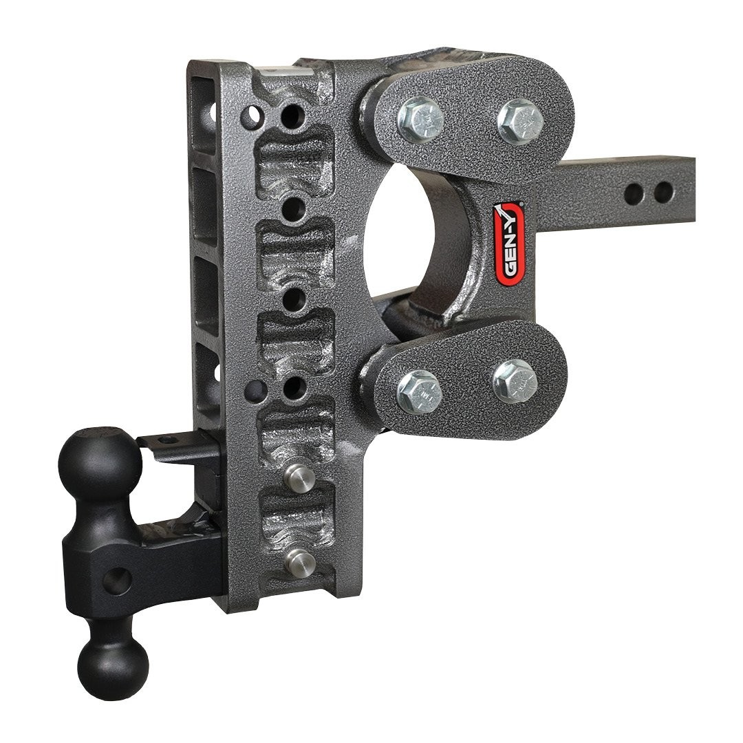 Gen-Y | The Boss Torsion-Flex 3in | Shank 12in Drop 21K Hitch with GH-061 Dual-Ball-GH-062 Pintle Lock