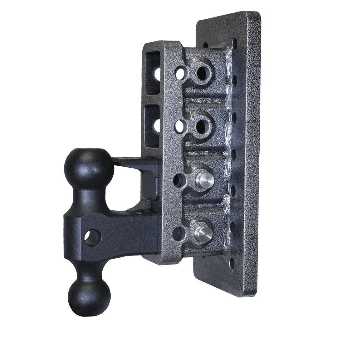 Gen-Y | Mega Duty 2in Bolt-On | 7.5in Drop 2K TW 16K Hitch with GH-051 Dual-Ball-GH-032 Pintle Lock
