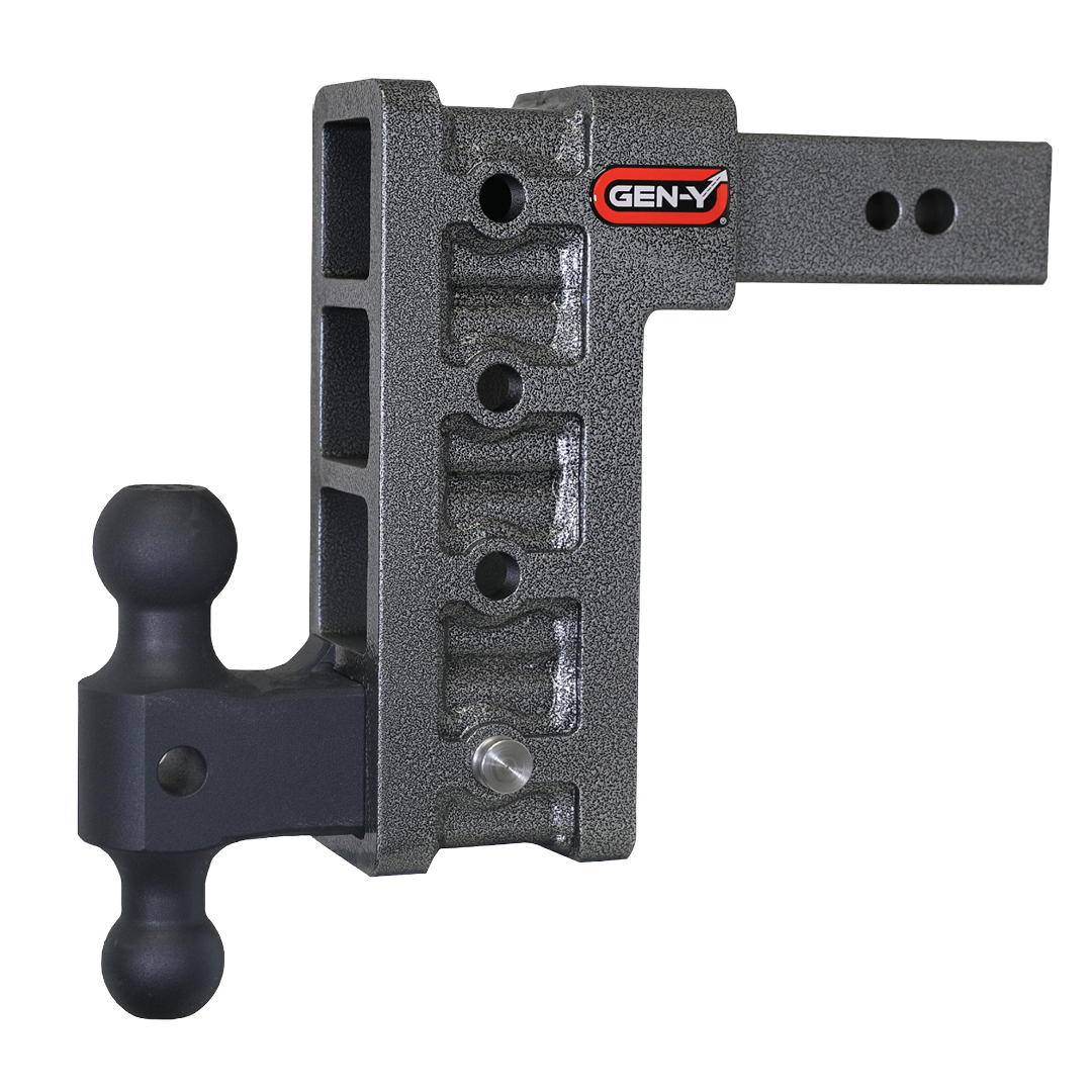 Gen-Y | Mega Duty 2.5in Shank | 9in Drop 3500lb TW 32K Hitch with GH-0161 Dual-Ball