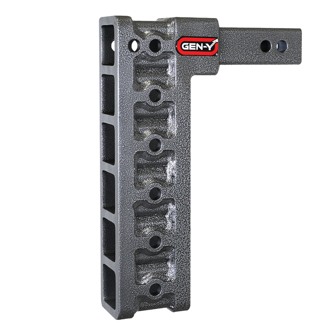 Gen-Y | Mega Duty 2in Shank | 12.5in Drop 1500lb TW 10K (Hitch Only - Use with Stabilizer Kit GH-0100)