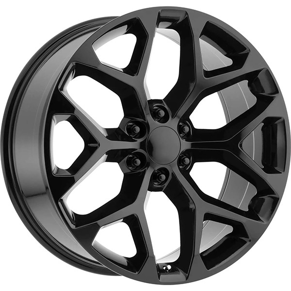 Performance Replicas Wheels PR176 Gloss Black 26x10 24mm Offset 6x139.7 (6x5.5)