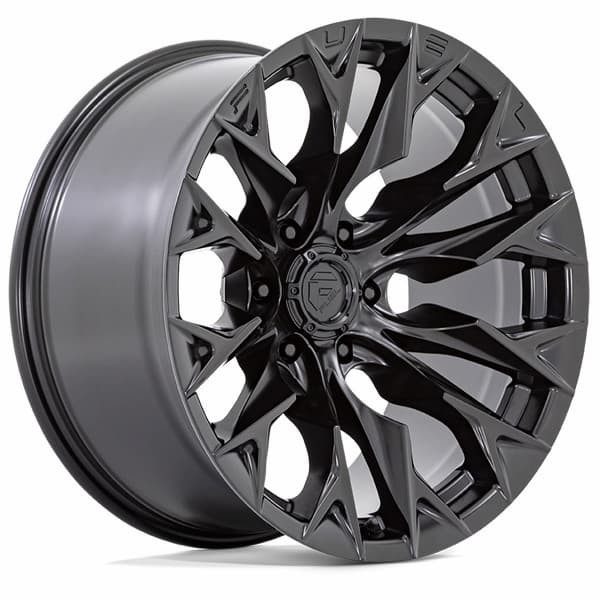 Fuel Offroad Wheels Flame 6 D804 Matte Black 22x12 -44mm Offset 6x135