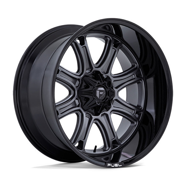 Fuel Offroad Wheels Darkstar FC853 Matte Gunmetal With Black Lip 20x9 1mm Offset 6x114.3 (6x4.5),6x139.7 (6x5.5)