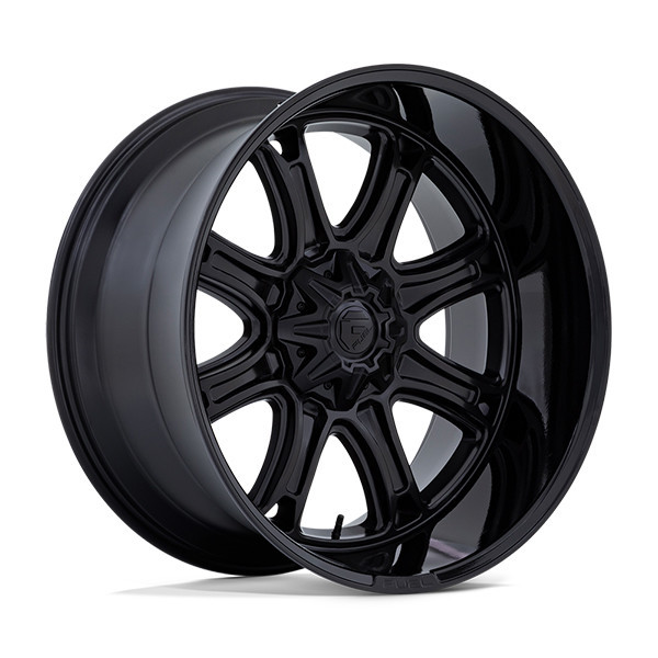 Fuel Offroad Wheels Darkstar FC853 Matte Black With Gloss Black Lip 20x9 1mm Offset 5x139.7 (5x5.5),5x150