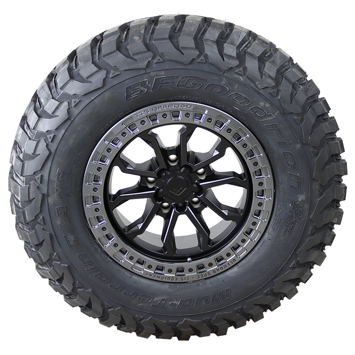 TIS 556BA Satin Black Anthracite Lip BFGoodrich T/A KM3 M/T