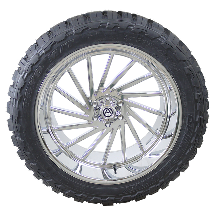 Artem Offroad A205 Curvus Chrome Toyo Open Country M/T