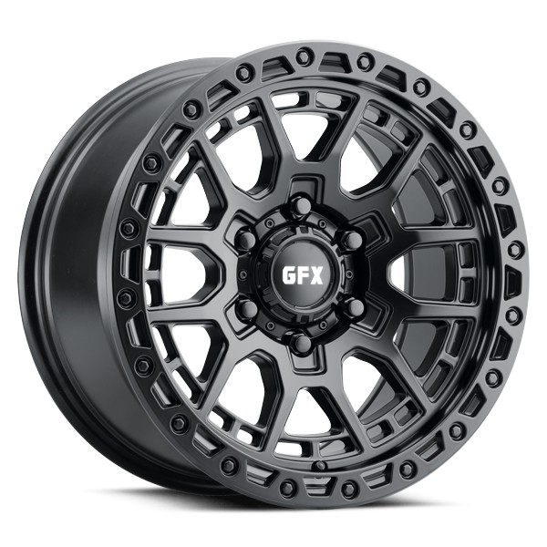 G-FX Wheels TR25 Matte Black 18x9 12mm Offset 6x139.7 (6x5.5)