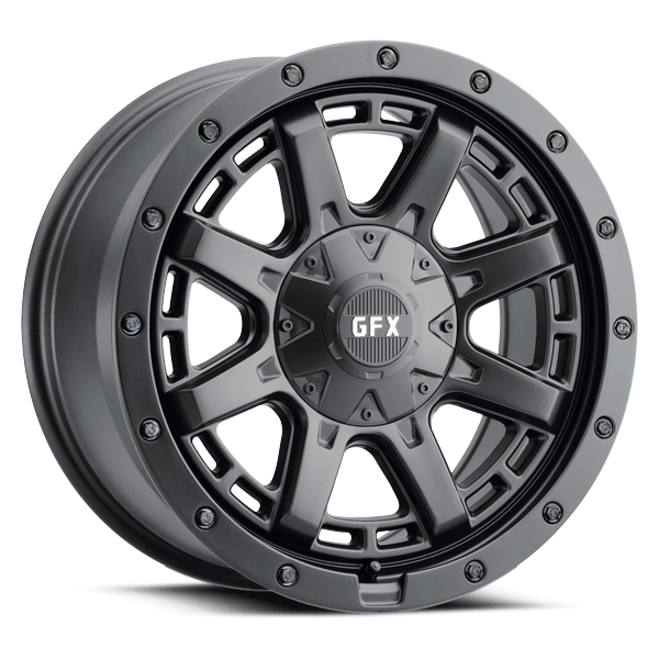 G-FX Wheels TR27 Matte Black 17x9 12mm Offset 5x127 (5x5),5x139.7 (5x5.5)