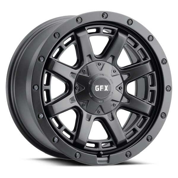 G-FX Wheels TR27 Matte Black 17x9 12mm Offset 6x135,6x139.7 (6x5.5)