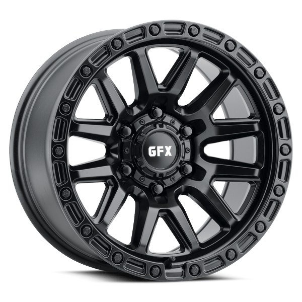 G-FX Wheels TR26 Matte Black 17x9 12mm Offset 6x139.7 (6x5.5)