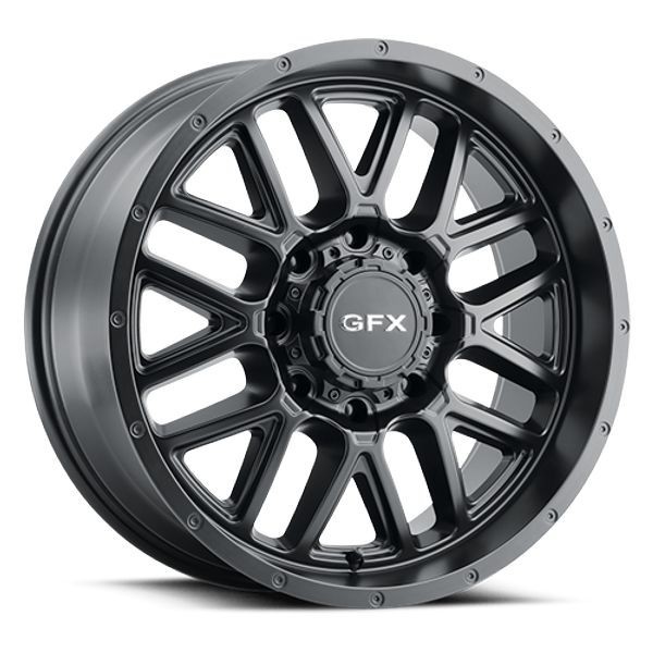 G-FX Wheels TM5 Matte Black 17x8.5 0mm Offset 6x139.7 (6x5.5)