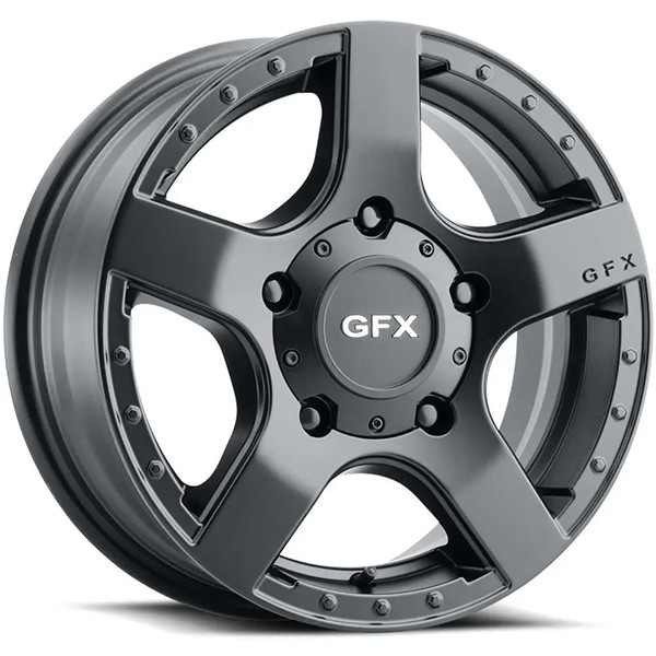 G-FX Wheels MV1 Matte Black 17x8 60mm Offset 6x130