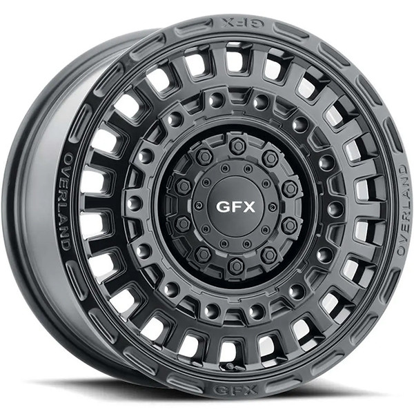G-FX Wheels MV3 Matte Black 17x8 40mm Offset 6x130