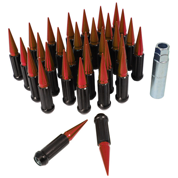 Gorilla | Red Spike Lug Kit | 6 Lug 14-1.50