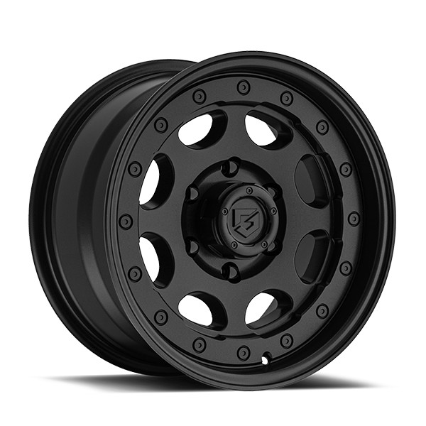 Gear Offroad Wheels Nighthawk 774SB Satin black 16x8 0mm Offset 6x139.7 (6x5.5)