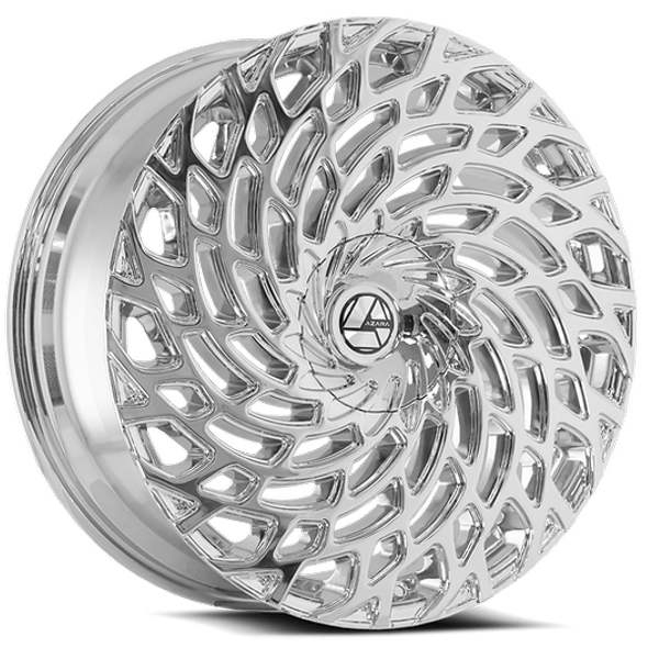 Azara Wheels AZA-523 Chrome 28x9.5 25mm Offset 6x135,6x139.7 (6x5.5)