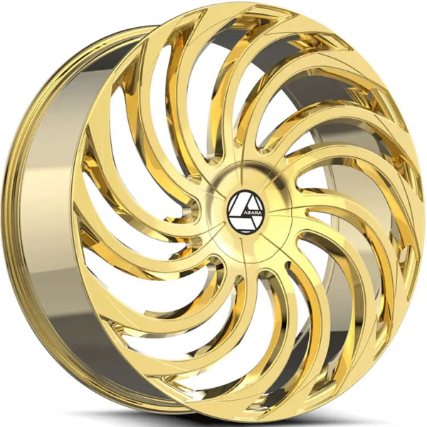 Azara Wheels AZA-534 Gold 22x9.5 25mm Offset 6x135,6x139.7 (6x5.5)