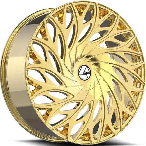 Azara Wheels AZA-525 Gold 28x9.5 23mm Offset 6x135,6x139.7 (6x5.5)
