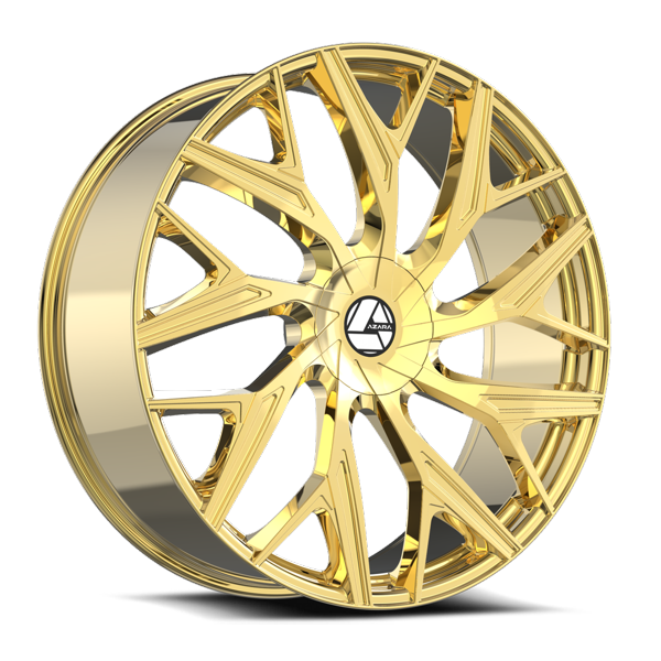 Azara Wheels AZA-527 Gold 24x9 25mm Offset 6x135,6x139.7 (6x5.5)