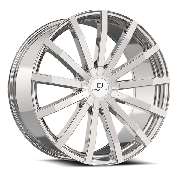 Cavallo Wheels CLV-52 Chrome 20x8.5 25mm Offset 6x135,6x139.7 (6x5.5)
