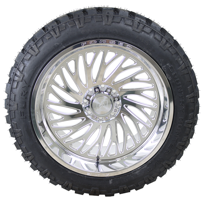 AXE Forged AF10 Polished Fury Country Hunter M/T II