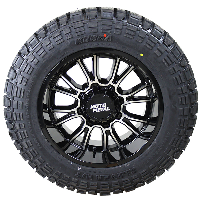 Moto Metal MO810 Legacy Gloss Black Machined Kenda Klever R/T
