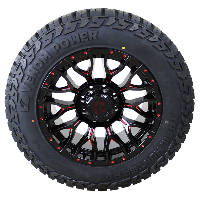 Revenge Offroad RV-201 Black Red Milled Venom Power Trail Hunter R/T
