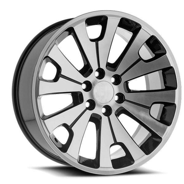 OE Revolution Wheels G-12 Gloss Black Machined 24x10 30mm Offset 6x139.7 (6x5.5)